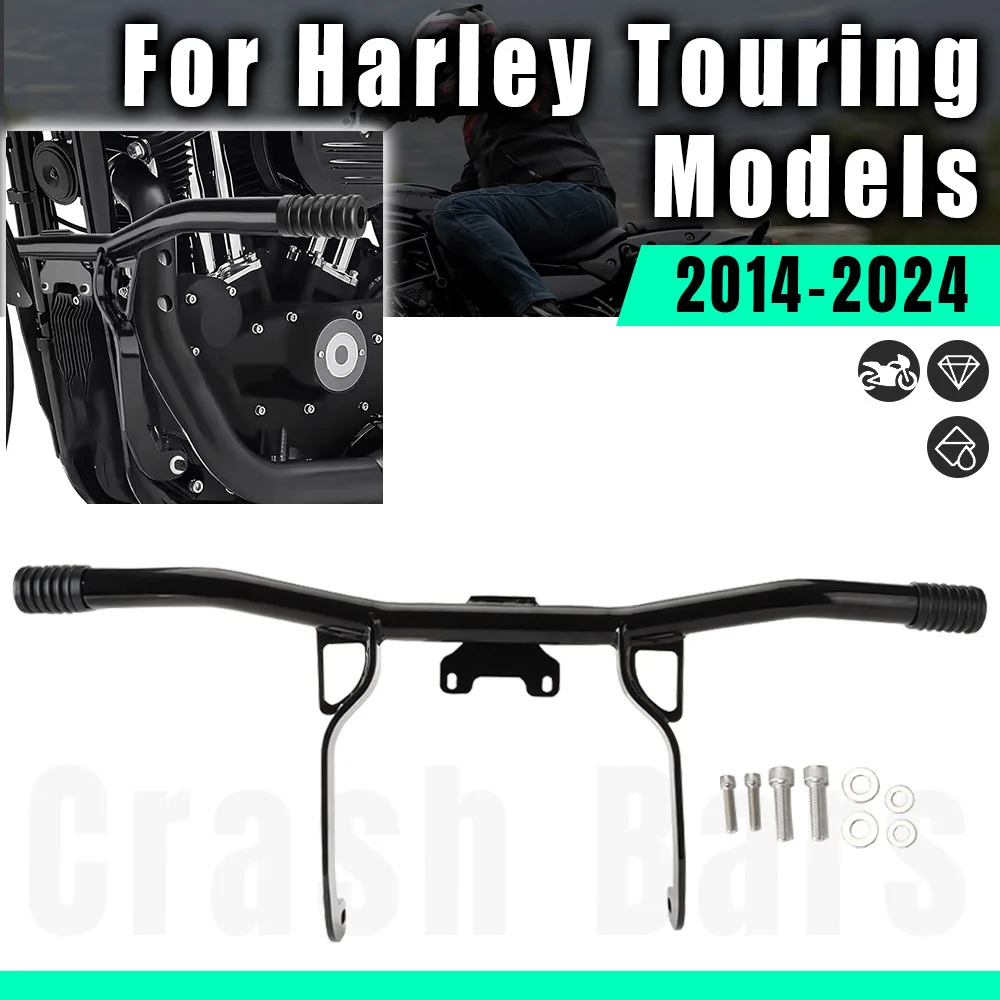 Передняя защита двигателя, защитные дуги для Harley Electra Glide Standard FLHT Touring Road King Road Glide FLTR, аксессуары для мотоциклов
Передняя защита двигателя, защитные дуги для Harley Electra Glide Standard FLHT Touring Road King Road Glide FLTR, аксессуары для мотоциклов
