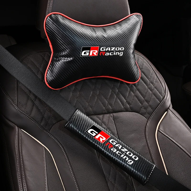 Carbon Fiber Car Headrest Seat Belt Shoulder Pad Auto Accessories For Toyota GR Gazoo Racing Supra Corolla Parts Sport 86 Yaris
Carbon Fiber Car Headrest Seat Belt Shoulder Pad Auto Accessories For Toyota GR Gazoo Racing Supra Corolla Parts Sport 86 Yaris