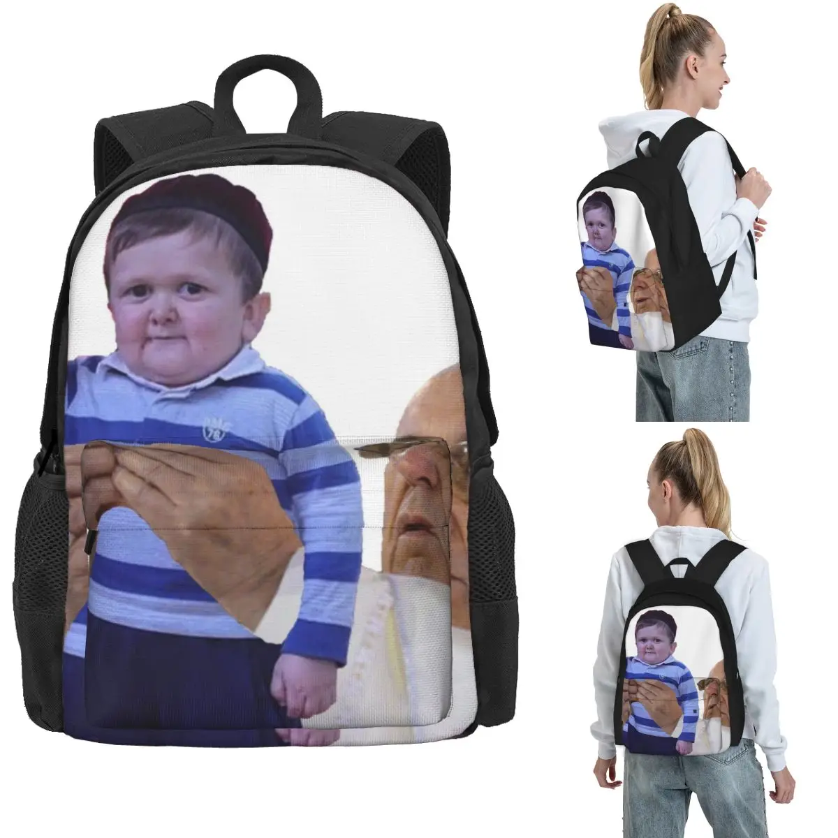 The GOAT - Hasbulla Magomedov Backpack Hot Sale Daypack Large Capacity Boys Girls BookBag School Bag Shoulder Bags for Men Women
The GOAT - Hasbulla Magomedov Backpack Hot Sale Daypack Large Capacity Boys Girls BookBag School Bag Shoulder Bags for Men Women