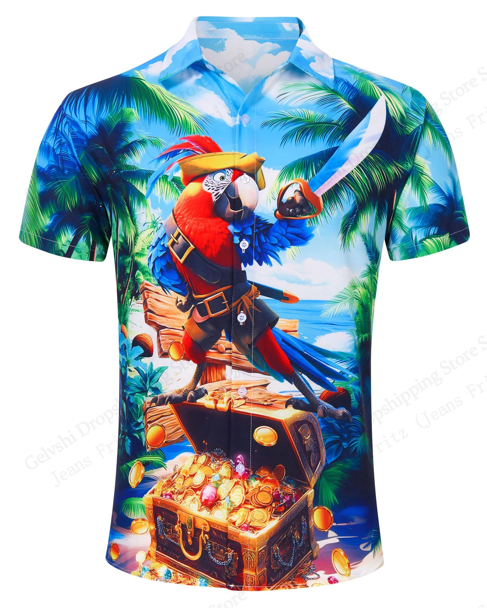 Hawaiian Shirt For Men Women Fashion Funny Animal Parrot Cat 3d Print Shirt Short Sleeve Beach Shirts Lapel Blouse Mens Clothing
Hawaiian Shirt For Men Women Fashion Funny Animal Parrot Cat 3d Print Shirt Short Sleeve Beach Shirts Lapel Blouse Mens Clothing