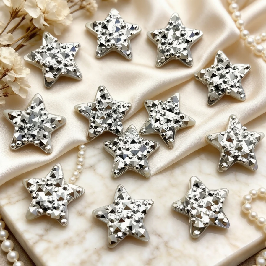 50pcs 15mm Cute Glitter Five Star for Hair Bow Center Crafts Making Decoration Scrapbooking DIY Decor Home Craft Embellishments
50pcs 15mm Cute Glitter Five Star for Hair Bow Center Crafts Making Decoration Scrapbooking DIY Decor Home Craft Embellishments