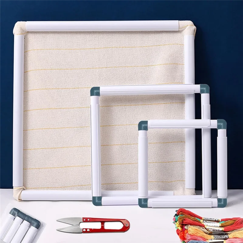 【Must-Haves】Square Embroidery Hoops Embroidery Hoop Frame Punch Needle Hoops Embroidery Quilting Fram 3-Pack Blue
【Must-Haves】Square Embroidery Hoops Embroidery Hoop Frame Punch Needle Hoops Embroidery Quilting Fram 3-Pack Blue