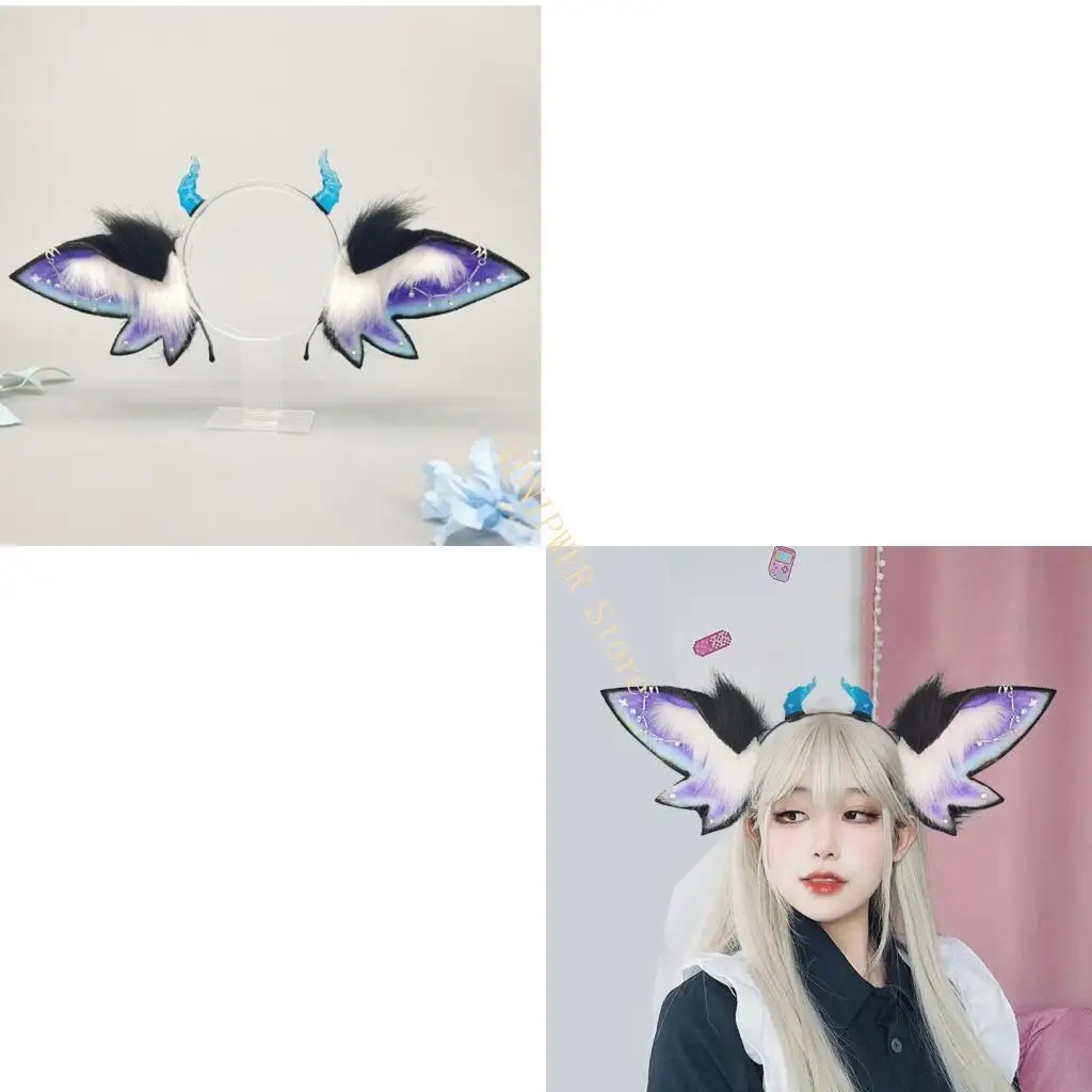 Plush Ear Headband Ethnic Devil Ear Hairhoop for Various Occasion and Outfit D08E
Plush Ear Headband Ethnic Devil Ear Hairhoop for Various Occasion and Outfit D08E
