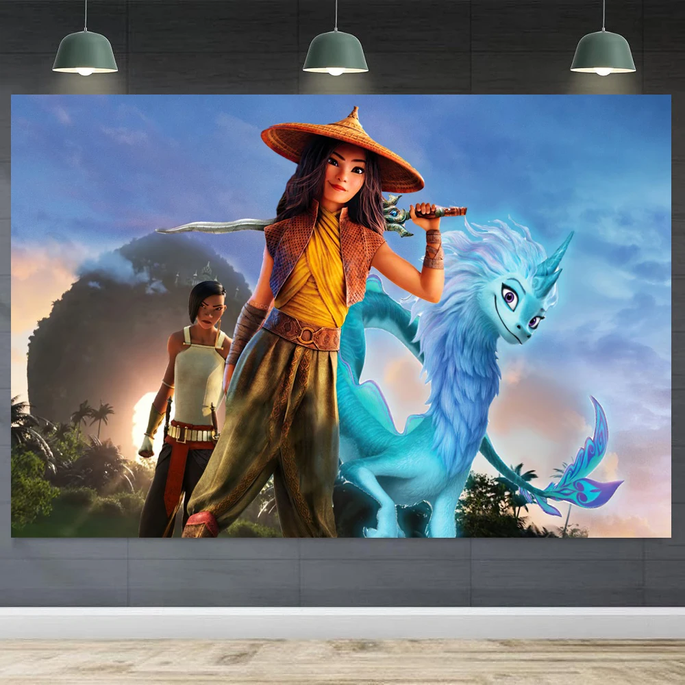 Photography Backdrop Raya And The Last Dragon Banner For Baby Shower Kids Birthday Party Background Room Decor Can Be Customize
Photography Backdrop Raya And The Last Dragon Banner For Baby Shower Kids Birthday Party Background Room Decor Can Be Customize
