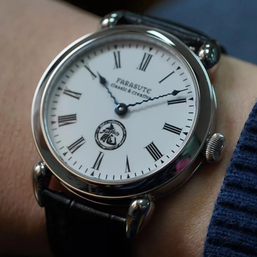 FARASUTE Men Automatic Watch 40mm Mechanical Wristwatch Sapphire Mirror Enamel Dragon Dial Hangzhou 5000 Micro Rotor
FARASUTE Men Automatic Watch 40mm Mechanical Wristwatch Sapphire Mirror Enamel Dragon Dial Hangzhou 5000 Micro Rotor