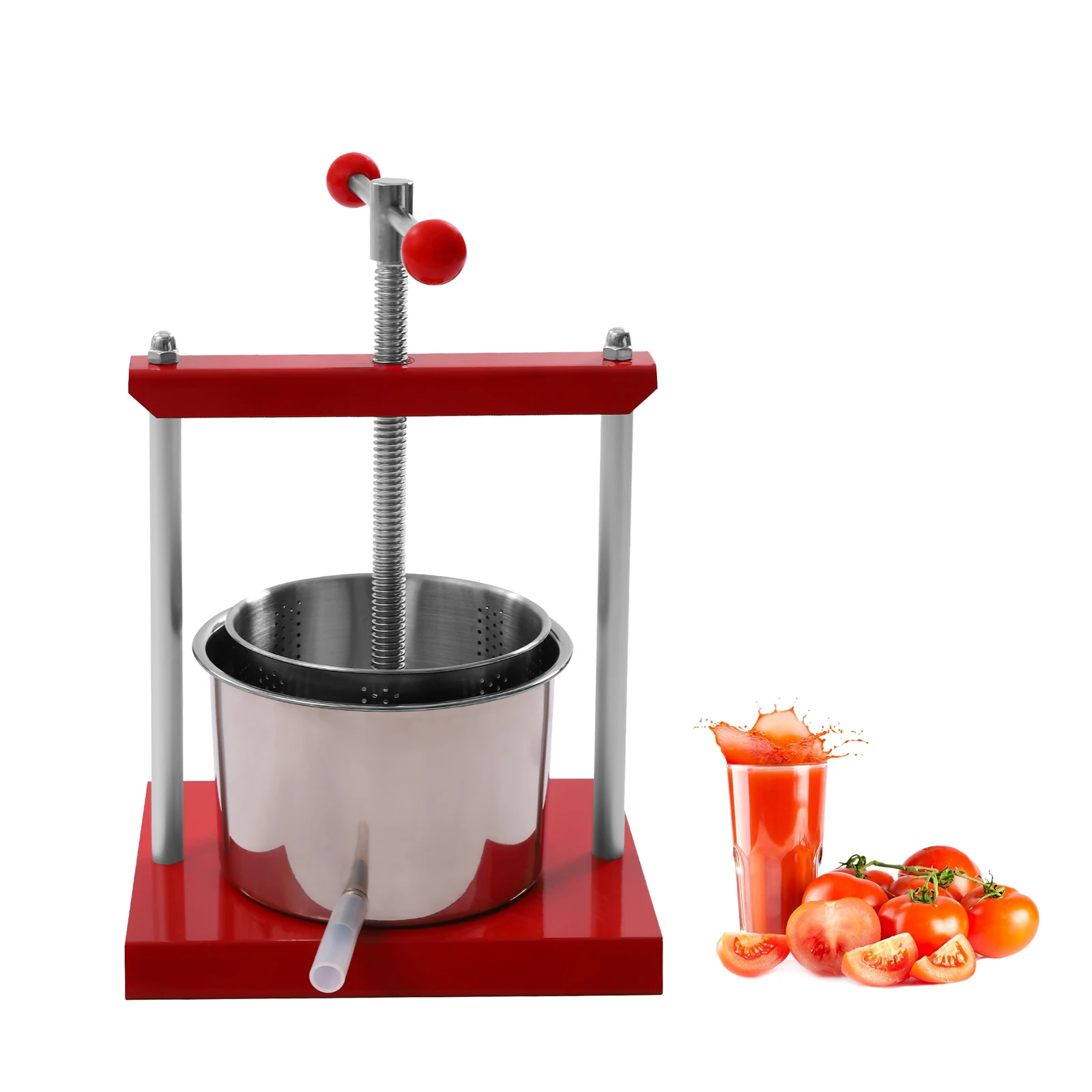 Manual Juicers, Food-Grade Stainless Steel, 6L Capacity, Quiet & Energy-Efficient, Hand-Press for Fresh Juice, Easy to Clean
Manual Juicers, Food-Grade Stainless Steel, 6L Capacity, Quiet & Energy-Efficient, Hand-Press for Fresh Juice, Easy to Clean