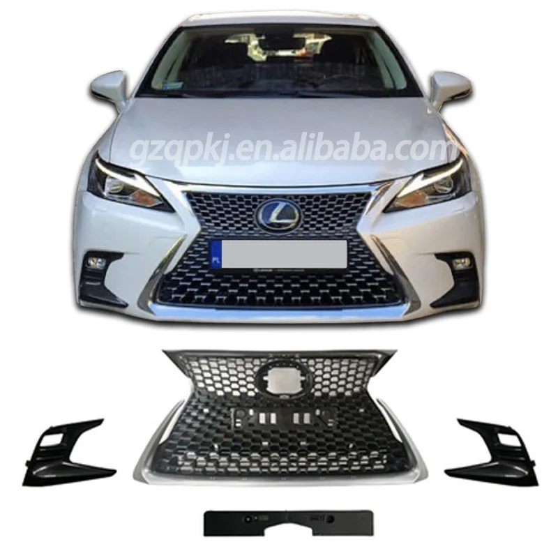 Front bumper front grille fog light cover for the 2014-20 Lexus CT200 revamp body kit grille
Front bumper front grille fog light cover for the 2014-20 Lexus CT200 revamp body kit grille