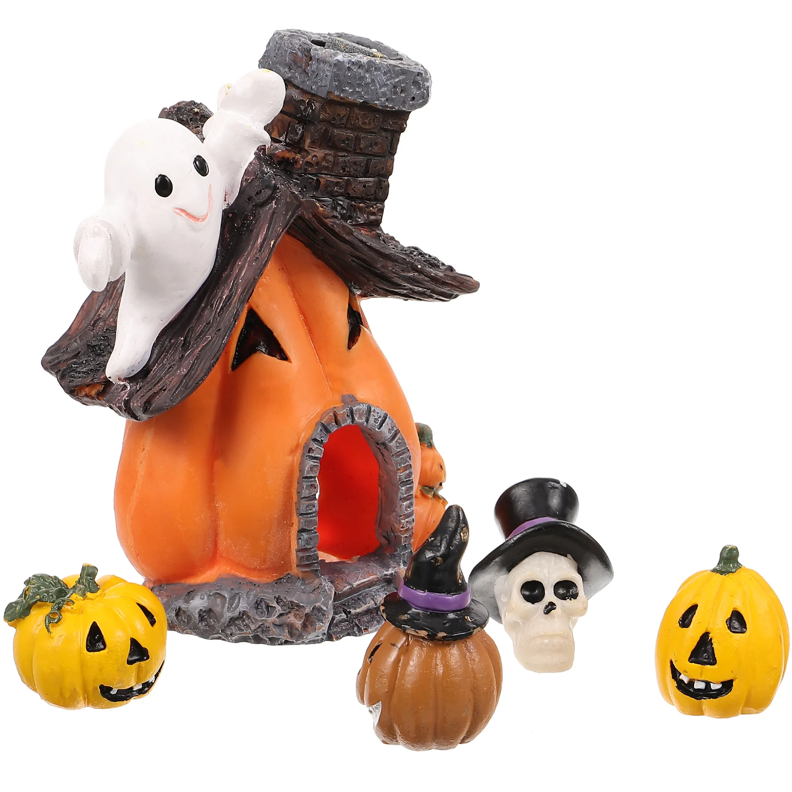 5pcs Pumpkin Skull Fish Tank Decor Resin Models Wear resistant Aquarium naments Halloween Props Safe Non fading
5pcs Pumpkin Skull Fish Tank Decor Resin Models Wear resistant Aquarium naments Halloween Props Safe Non fading