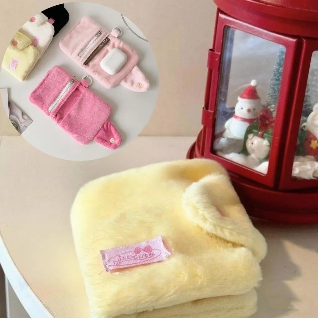 Korean Coin Purse Coin Pouch Plush Hasp Credit Card Holder Girls Bag Pendant Keychain Headphone Data Cable Storage Bag Cute Gift
Korean Coin Purse Coin Pouch Plush Hasp Credit Card Holder Girls Bag Pendant Keychain Headphone Data Cable Storage Bag Cute Gift