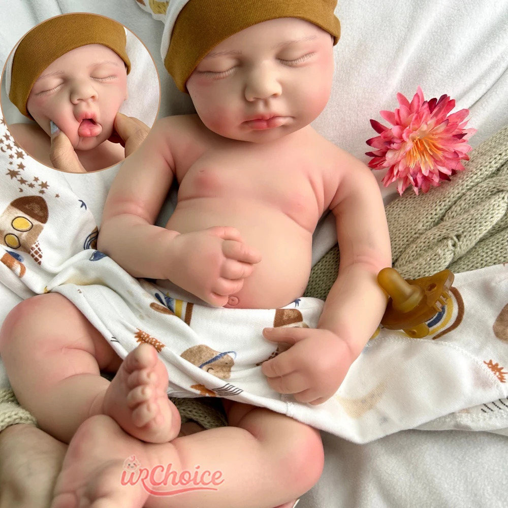 50cm Open Mouth Loulou Visible Veins Girl/Boy Full Body Soft Silicone Reborn Baby Weighted Realistic Doll for Christmas Gift
50cm Open Mouth Loulou Visible Veins Girl/Boy Full Body Soft Silicone Reborn Baby Weighted Realistic Doll for Christmas Gift