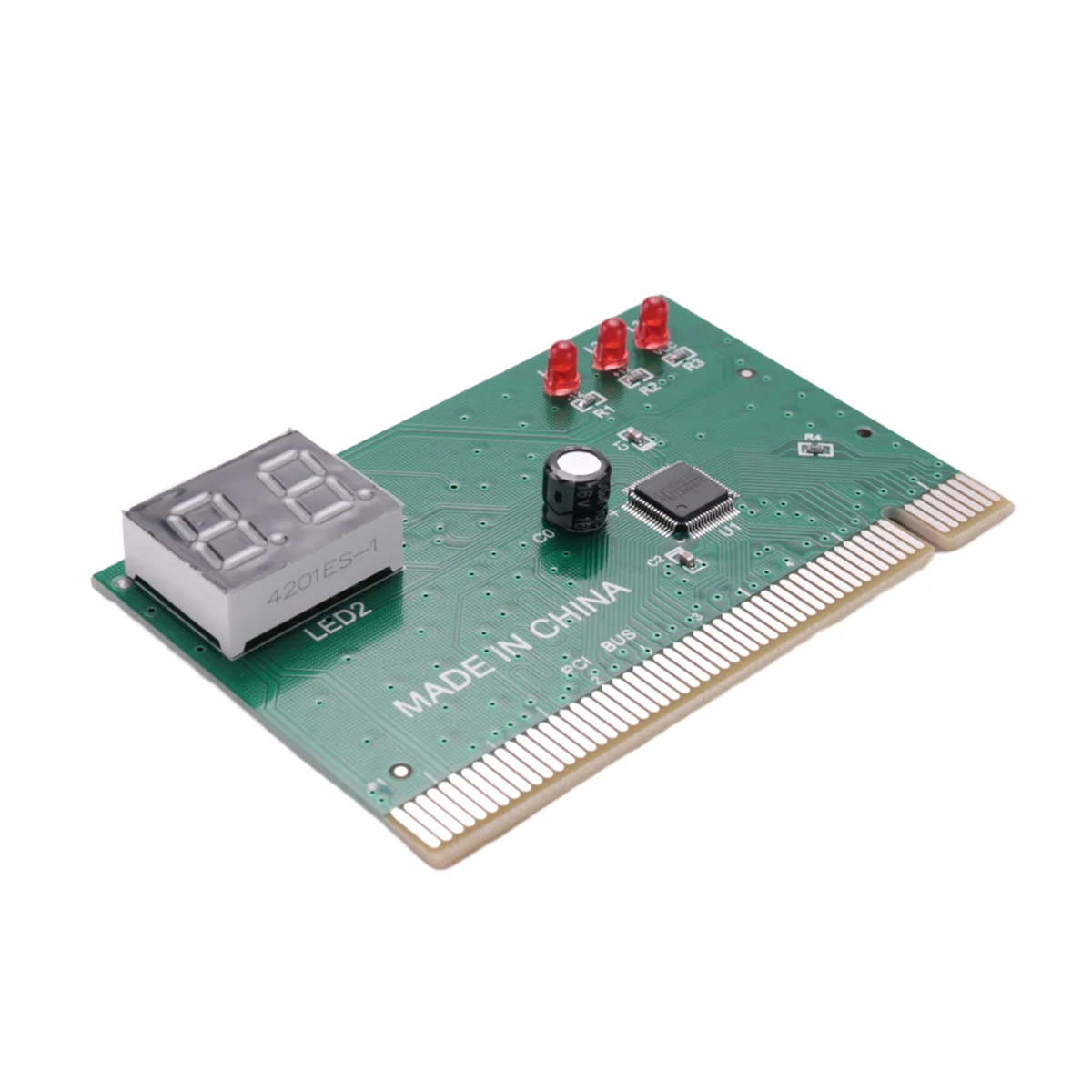 SuperDeals 2 - Bit Pci Motherboard Fault Test Card Desktop Computer Detection Card Pci Motherboard Tester Diagnostic Display
SuperDeals 2 - Bit Pci Motherboard Fault Test Card Desktop Computer Detection Card Pci Motherboard Tester Diagnostic Display