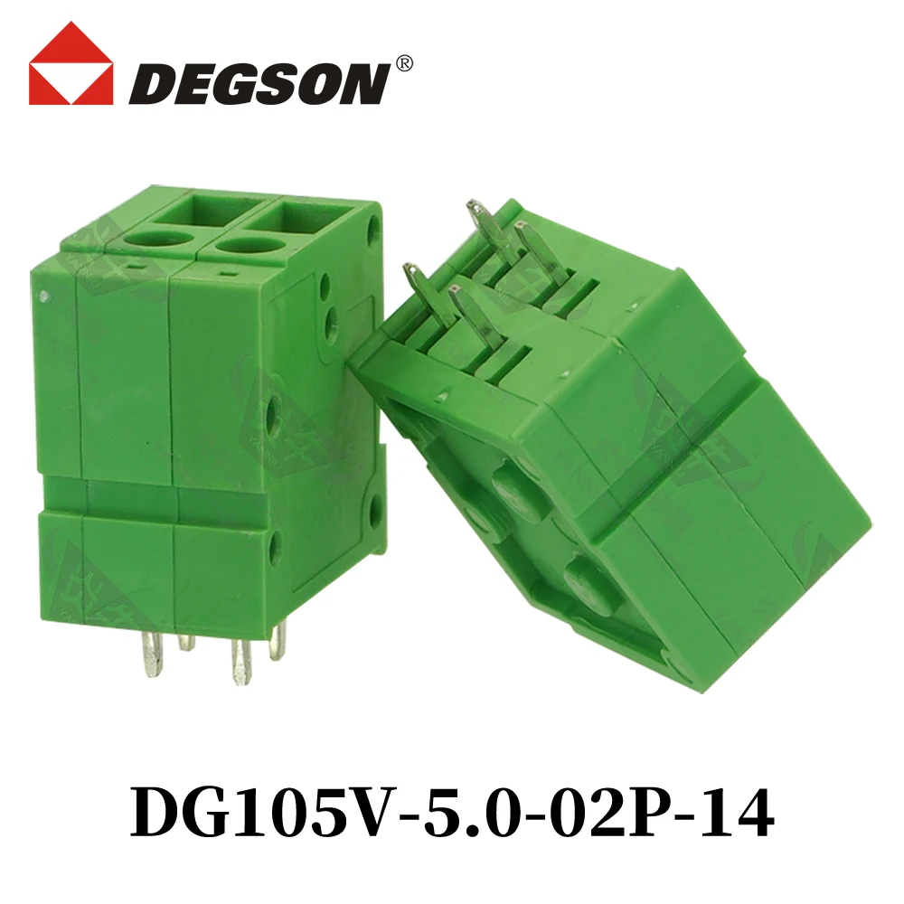 10Pcs DEGSON DG105V-5.0-04P-14-00ZH Screw Connector PCB Terminal Blocks KFDG105V 2P-12P FRONT2.5 Phoenix Contact 24A 250V
10Pcs DEGSON DG105V-5.0-04P-14-00ZH Screw Connector PCB Terminal Blocks KFDG105V 2P-12P FRONT2.5 Phoenix Contact 24A 250V
