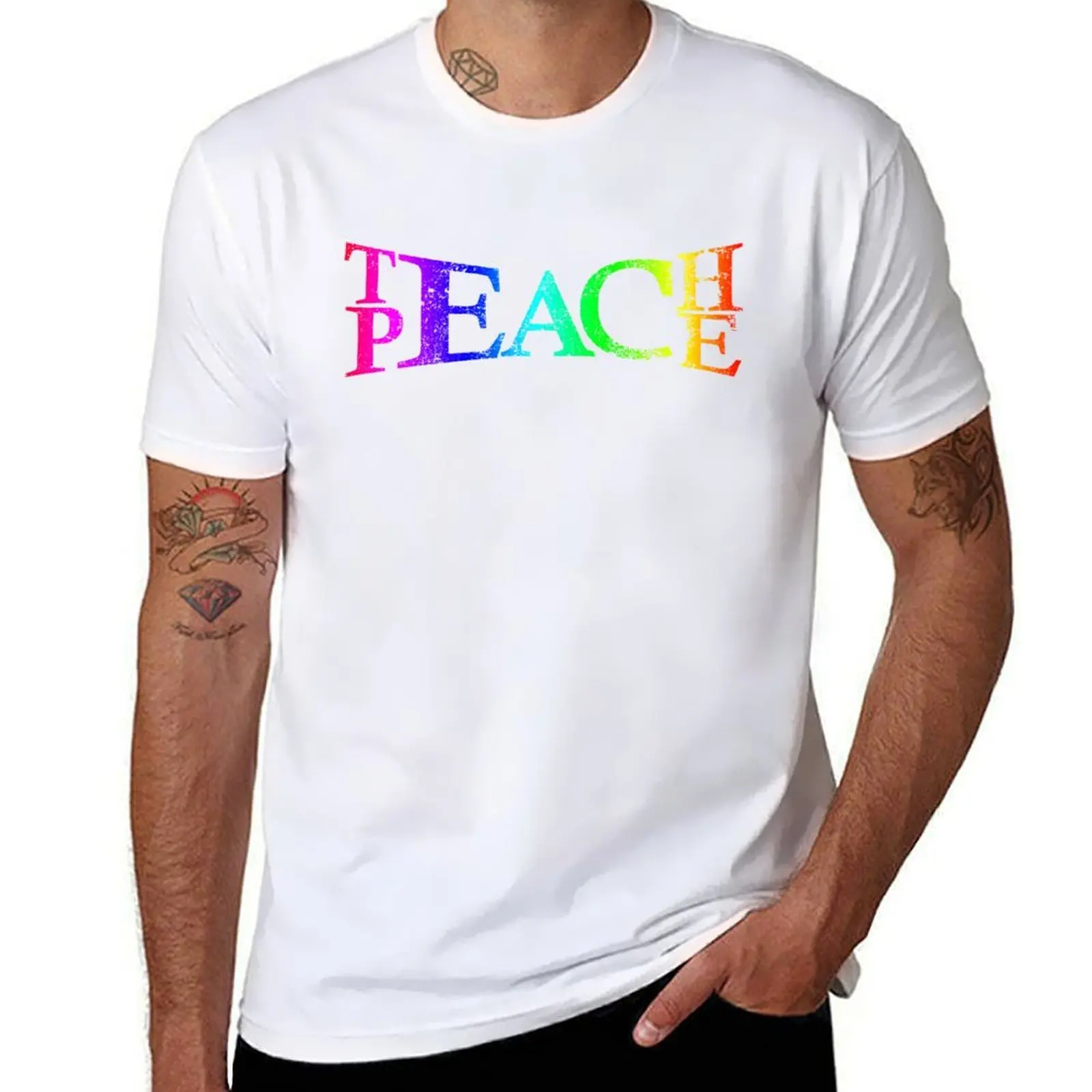 TEACH PEACE T-Shirt t shirt man plain t shirt for man 100 percent cotton T-Shirt
TEACH PEACE T-Shirt t shirt man plain t shirt for man 100 percent cotton T-Shirt