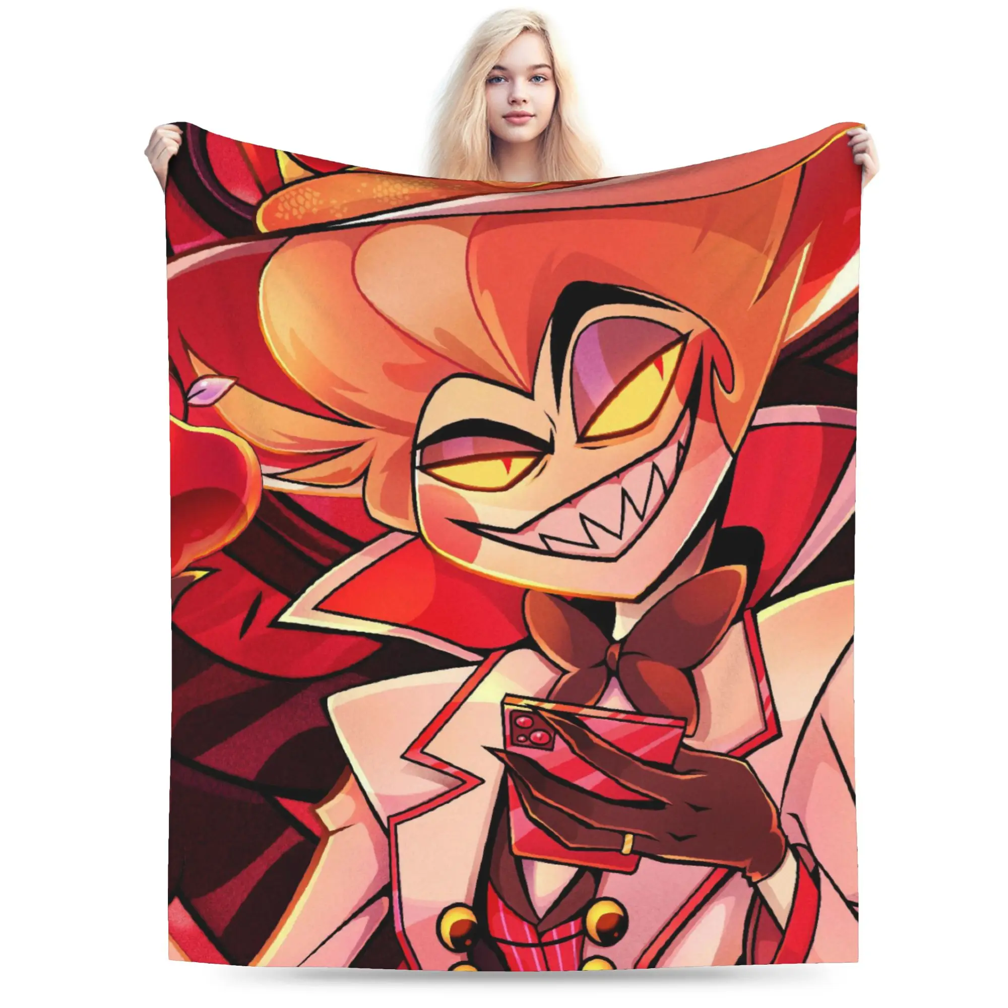 Cartoon Hazbins Hotels Lucifer Blankets Velvet Autumn/Winter Portable Lightweight Thin Throw Blanket for Sofa Bedroom Quilt
Cartoon Hazbins Hotels Lucifer Blankets Velvet Autumn/Winter Portable Lightweight Thin Throw Blanket for Sofa Bedroom Quilt