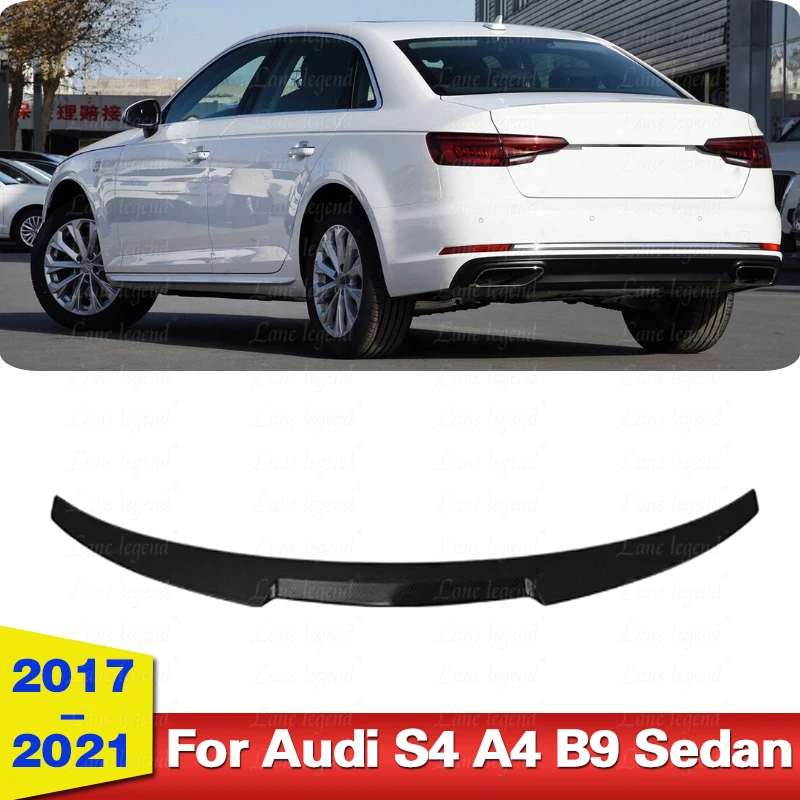 For Audi A4 B9 Sedan 2017-2021 V-Type Carbon Fiber Look Rear Trunk Spoiler Wing
For Audi A4 B9 Sedan 2017-2021 V-Type Carbon Fiber Look Rear Trunk Spoiler Wing
