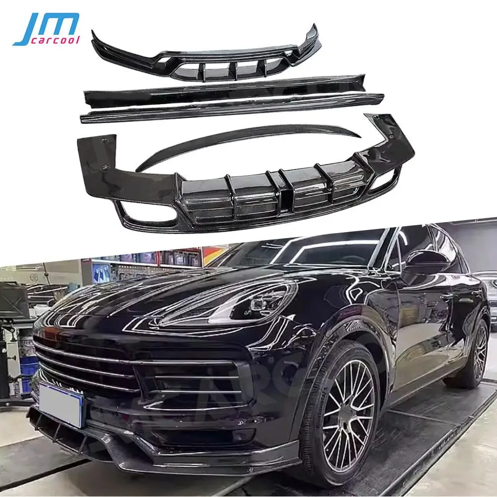 Carbon Fiber Rear Diffuser Front Bumper Lip Side Skirts Rear Trunk Spoiler For Porsche Cayenne Standard/ Sport 2022 FRP Black
Carbon Fiber Rear Diffuser Front Bumper Lip Side Skirts Rear Trunk Spoiler For Porsche Cayenne Standard/ Sport 2022 FRP Black