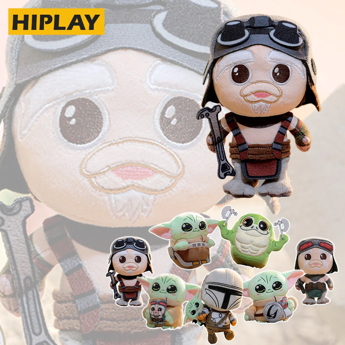 HIPLAY Hot Toys Star Wars The Mandalorian and Grogu Cosbi Plush Keychain Blind Box (6 Randomly Set/1 Randomly Figure)
HIPLAY Hot Toys Star Wars The Mandalorian and Grogu Cosbi Plush Keychain Blind Box (6 Randomly Set/1 Randomly Figure)