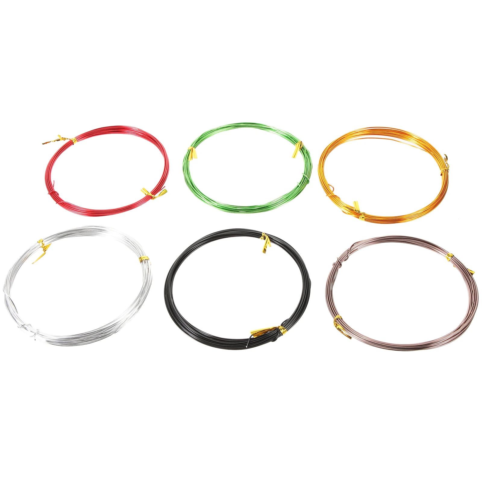 6 Pcs 1 0mm x 5m Colored Aluminum Wire DIY Bonsai Plants Modeling Sculpting Craft Tools Black Silver Gold Green Coffee Red
6 Pcs 1 0mm x 5m Colored Aluminum Wire DIY Bonsai Plants Modeling Sculpting Craft Tools Black Silver Gold Green Coffee Red