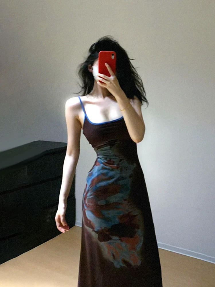 XZY Retro Printed Mesh Strap Dress Women's plus Size Summer Waist Cinched Holiday Bodycon Long Dress City Commute Casual
XZY Retro Printed Mesh Strap Dress Women's plus Size Summer Waist Cinched Holiday Bodycon Long Dress City Commute Casual