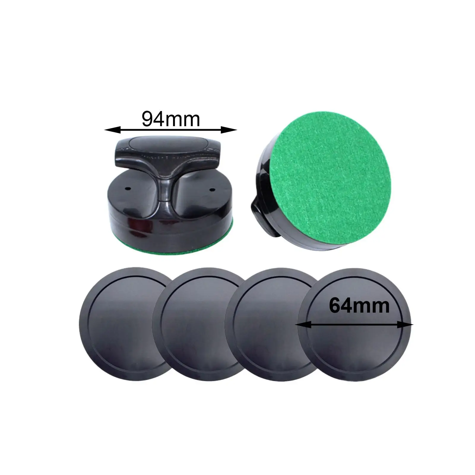 Air Hockey Pushers Set Sturdy Felt Bottom Table Hockey Handle Air Hockey Disk for Party Sports
Air Hockey Pushers Set Sturdy Felt Bottom Table Hockey Handle Air Hockey Disk for Party Sports