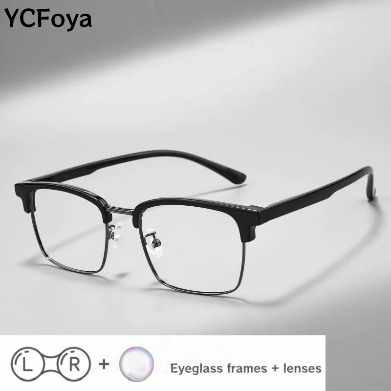 Men's Business TR90 Titanium Optical Prescription Full Frame Glasses Myopia Hyperopia Progressive Recipe Eyewear R6062ZF
Men's Business TR90 Titanium Optical Prescription Full Frame Glasses Myopia Hyperopia Progressive Recipe Eyewear R6062ZF
