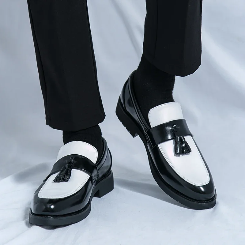 Spring 2025 New Products Fashion Men Shoes Handmade Leather Mens Loafers Moccasins Men's Flats Male All-match Driving Footwear
Spring 2025 New Products Fashion Men Shoes Handmade Leather Mens Loafers Moccasins Men's Flats Male All-match Driving Footwear