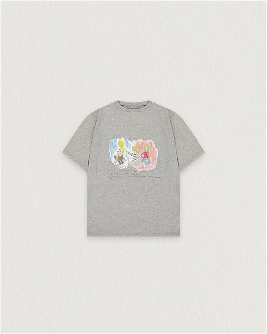 Круглая футболка с милым принтом для девочек Ne ort Sve, свободная хлопковая летняя женская футболка свободного кроя
Круглая футболка с милым принтом для девочек Ne ort Sve, свободная хлопковая летняя женская футболка свободного кроя