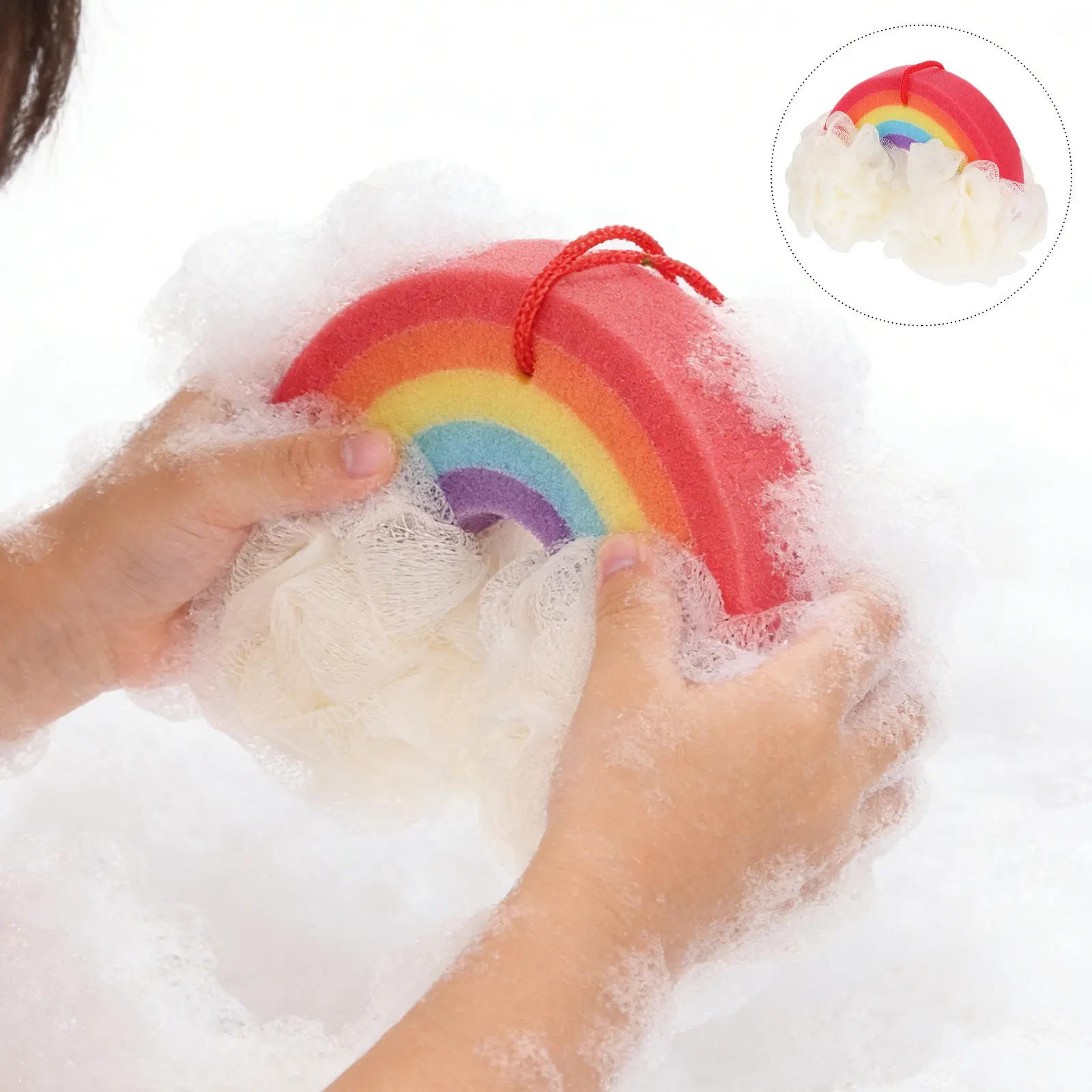1Pcs Colorful Rainbow Bath Sponge Cartoon Appearance Soft Exfoliating Shower Body Scrubber Bathing Tool for Kids Arms Legs Chest
1Pcs Colorful Rainbow Bath Sponge Cartoon Appearance Soft Exfoliating Shower Body Scrubber Bathing Tool for Kids Arms Legs Chest