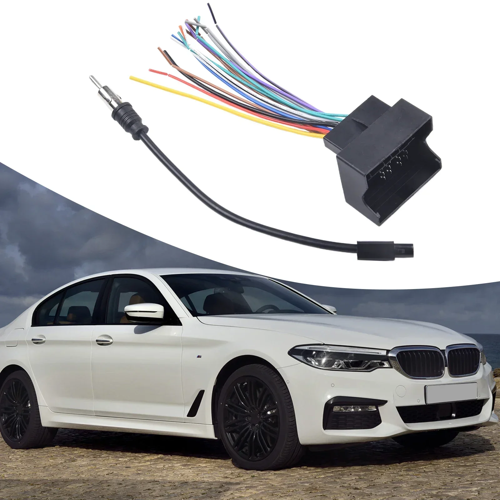 Aftermarket Stereo Connector for BMW For Mini Car Radio Wire Harness Plug Convenient Installation Connects to Factory Harness
Aftermarket Stereo Connector for BMW For Mini Car Radio Wire Harness Plug Convenient Installation Connects to Factory Harness