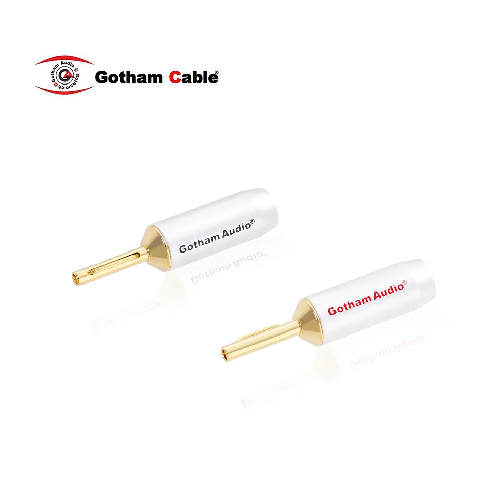 Swiss Gotham Cable GCBAN Series LOCF Copper-plated Gold High-fidelity Audio Speaker Wire Banana Plug
Swiss Gotham Cable GCBAN Series LOCF Copper-plated Gold High-fidelity Audio Speaker Wire Banana Plug