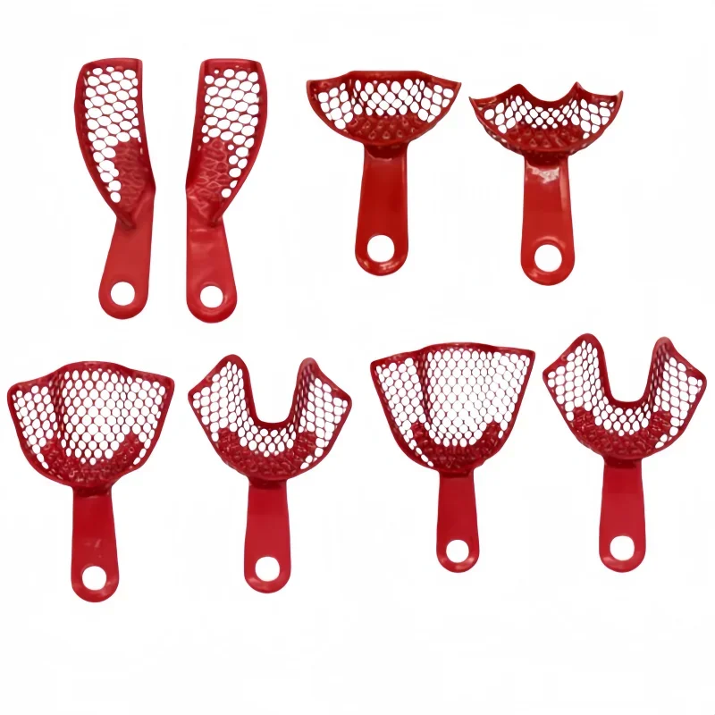 8pcs/set Dental Impression Trays Plastic Steel Oral Trays Anterior Posterior Mouth Mold Taking Trays Clinic Dentistry Supplies
8pcs/set Dental Impression Trays Plastic Steel Oral Trays Anterior Posterior Mouth Mold Taking Trays Clinic Dentistry Supplies