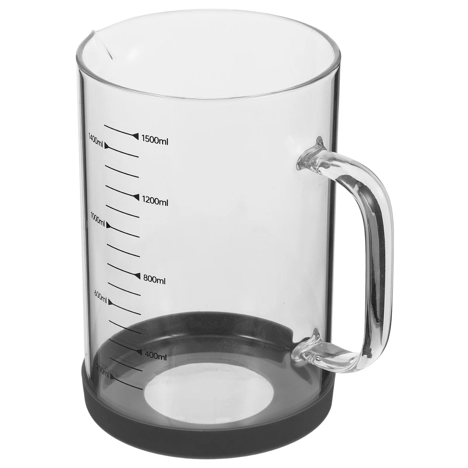 Glass Measuring Cup Coffee Milk 1500ml Handle Portable Liquid Measuring Cup Kitchen Pitcher Scale Milk Pitcher 
Glass Measuring Cup Coffee Milk 1500ml Handle Portable Liquid Measuring Cup Kitchen Pitcher Scale Milk Pitcher