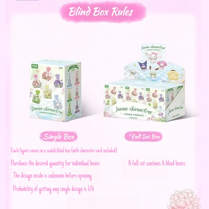 WONDER MOON Sanrio Building Block Flower Love Elf Hello Kitty Kuromi My Melody Perfume Bottle Small Particle Assembly Model Gift
WONDER MOON Sanrio Building Block Flower Love Elf Hello Kitty Kuromi My Melody Perfume Bottle Small Particle Assembly Model Gift