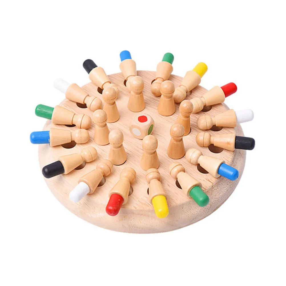 1Set Wooden Memory Chess Match Board Game Creative Educational Plaything for Children Logic Thinking Development Early Education
1Set Wooden Memory Chess Match Board Game Creative Educational Plaything for Children Logic Thinking Development Early Education