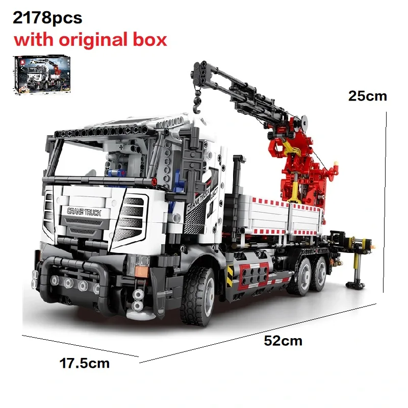 Original box multifunctional crane building block remote control engineering vehicle RC car building block Christmas gift
Original box multifunctional crane building block remote control engineering vehicle RC car building block Christmas gift