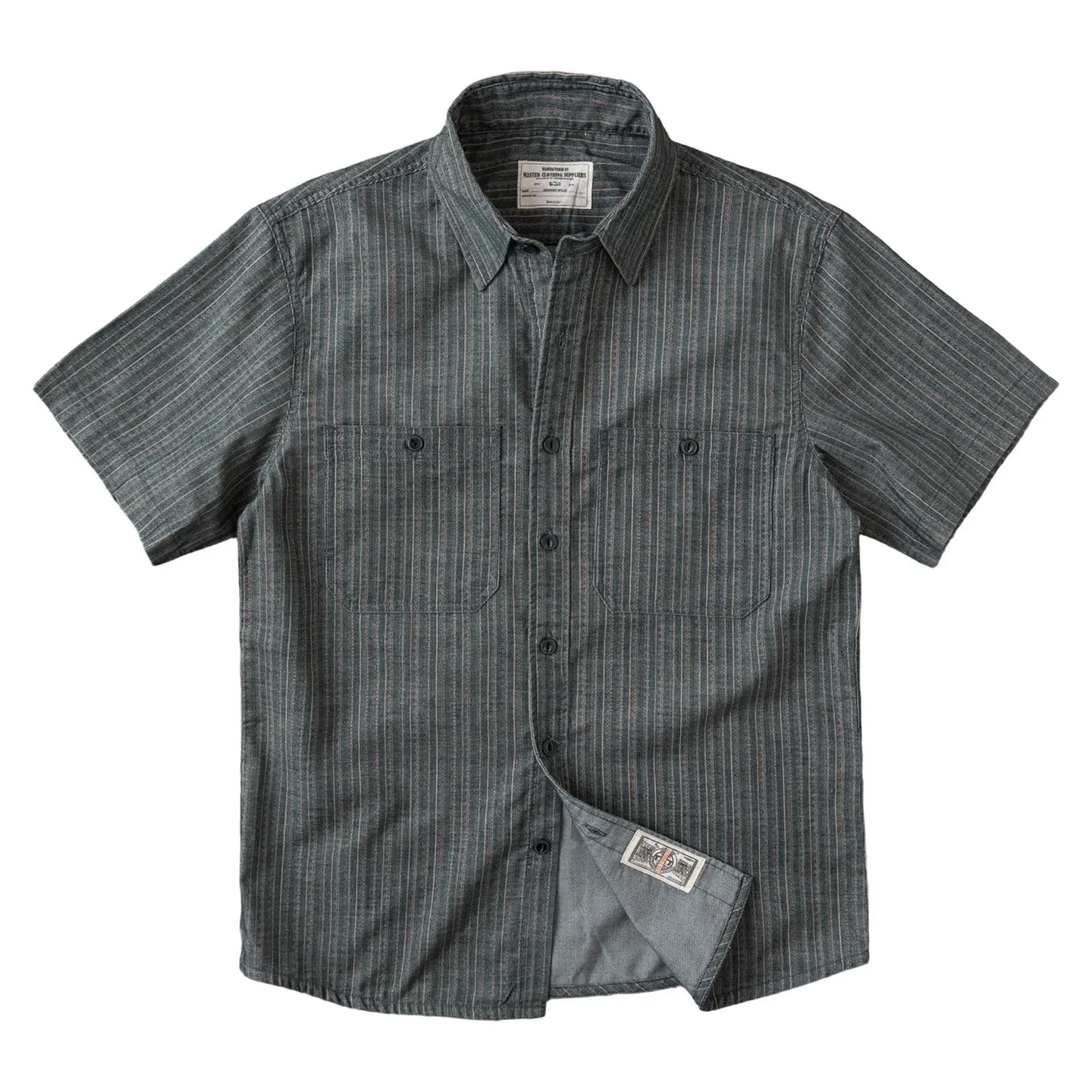Summer New American Retro Short Sleeve Lapel Striped Cargo Shirt Men's Amekaji 45% Cotton Washed Double Pocket Casual Loose Tops
Summer New American Retro Short Sleeve Lapel Striped Cargo Shirt Men's Amekaji 45% Cotton Washed Double Pocket Casual Loose Tops