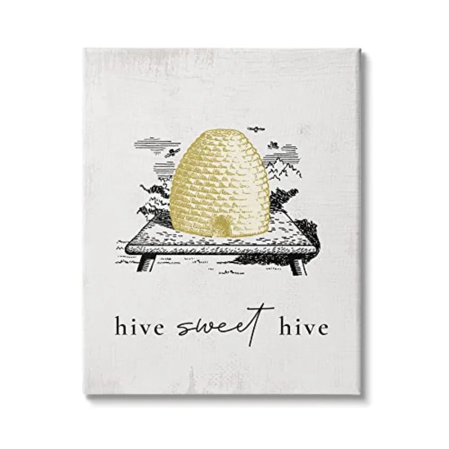 Hive Sweet Hive Vintage Beehive Illustration Bee Pun, Design by Daphne Polselli
Hive Sweet Hive Vintage Beehive Illustration Bee Pun, Design by Daphne Polselli