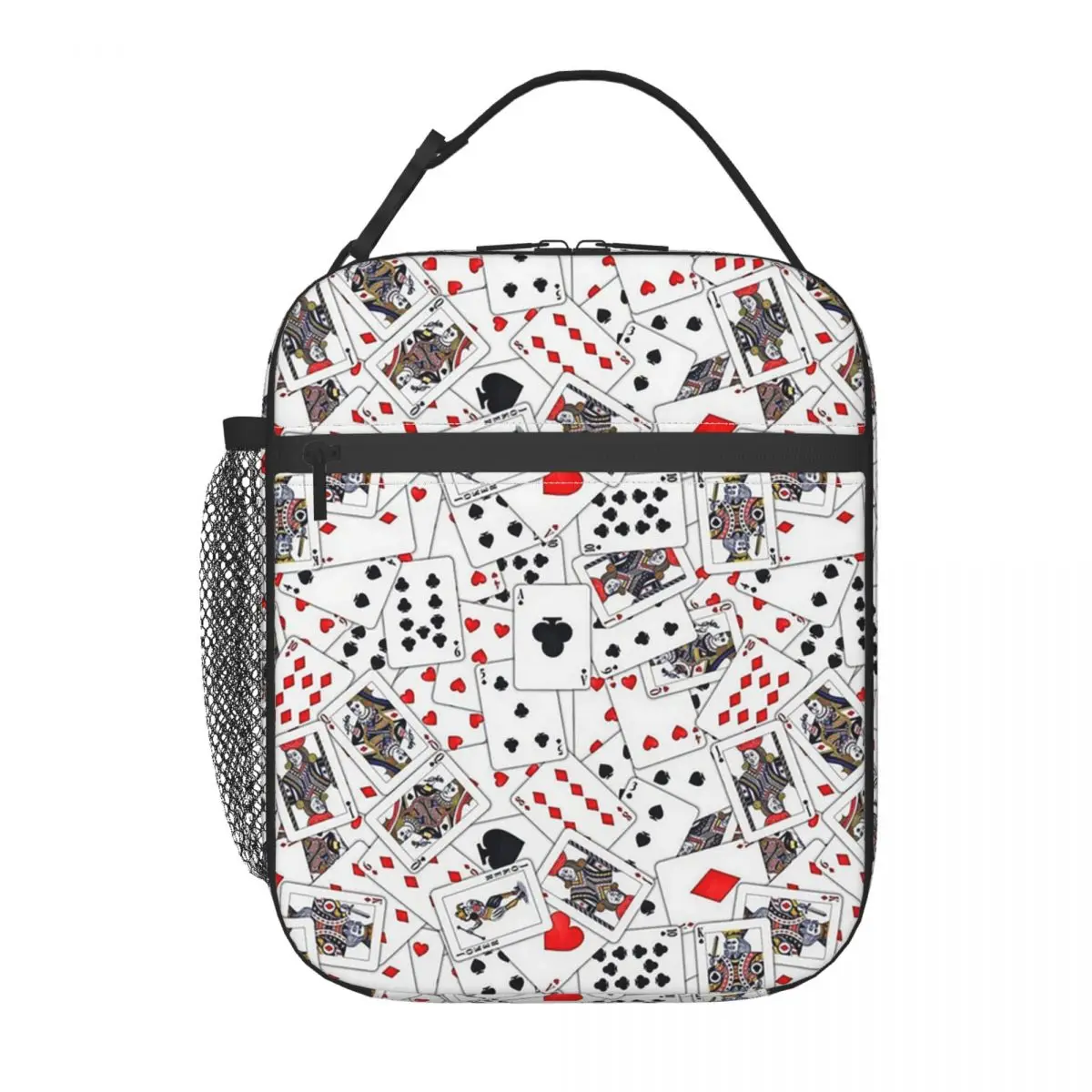 Playing Cards Insulated Lunch Bag for Women Children Portable Food Boxes Thermal Lunch Box Tote
Playing Cards Insulated Lunch Bag for Women Children Portable Food Boxes Thermal Lunch Box Tote