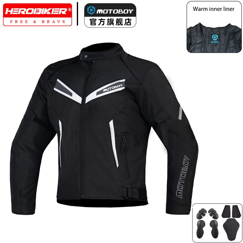 Motorcycle Jacket Man Windbreaker Motorcyclist Jacket Waterproof Motorcycle Clothing Biker Protective Equipment for 4 Seasons
Motorcycle Jacket Man Windbreaker Motorcyclist Jacket Waterproof Motorcycle Clothing Biker Protective Equipment for 4 Seasons