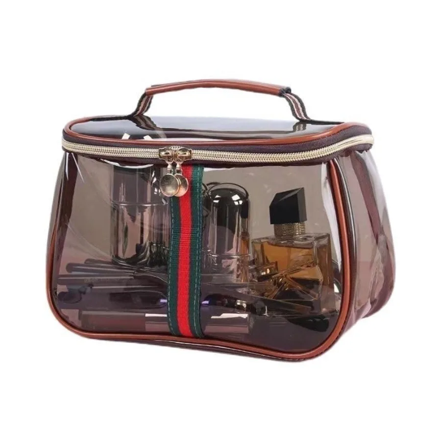 New Retro Vintage Vanity Bag, Clear Makeup Organizer with Handle, Large Capacity Waterproof Makeup Organizer bag with Zipper, T
New Retro Vintage Vanity Bag, Clear Makeup Organizer with Handle, Large Capacity Waterproof Makeup Organizer bag with Zipper, T