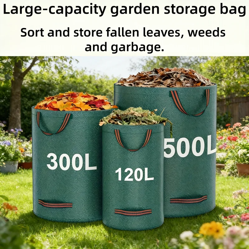 Reusable Yard Waste Bag with Handles – Heavy Duty Garden Leaf Collector, Foldable Outdoor Tote for Lawn Clippings & Plant Debris
Reusable Yard Waste Bag with Handles – Heavy Duty Garden Leaf Collector, Foldable Outdoor Tote for Lawn Clippings & Plant Debris