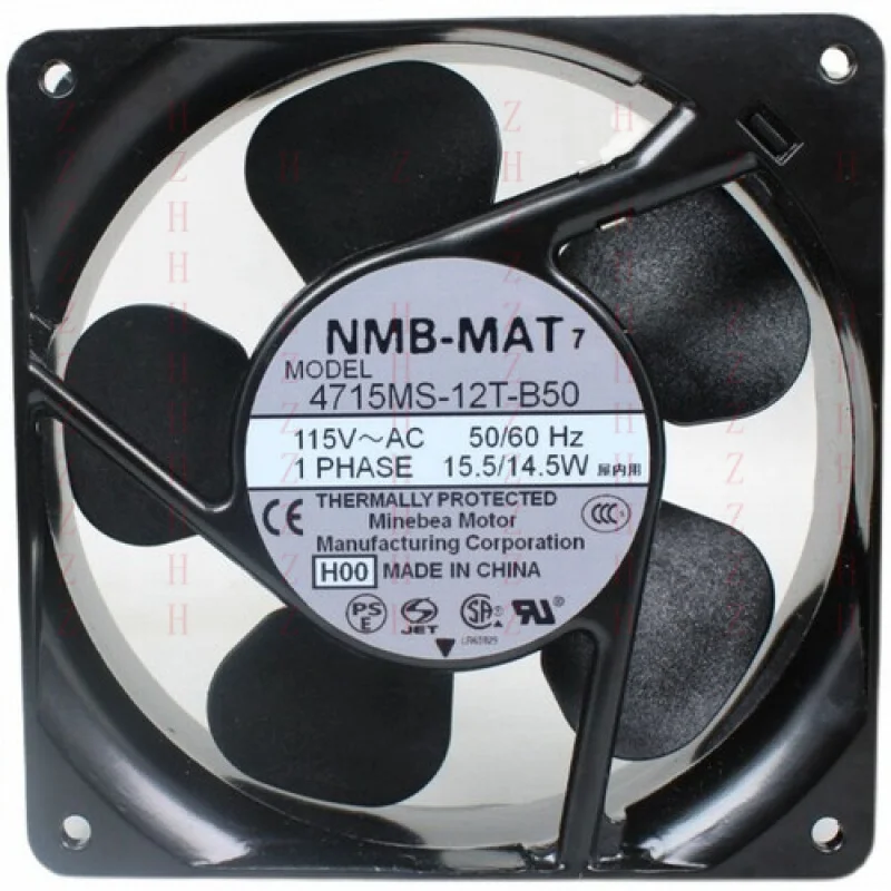 XXZ for NMB 12038 12CM 4715MS-12T-B50 115V 15.5W /14.5W Axial Cooling Fan
XXZ for NMB 12038 12CM 4715MS-12T-B50 115V 15.5W /14.5W Axial Cooling Fan