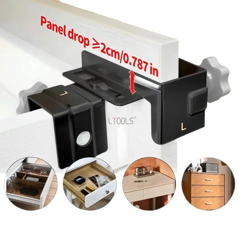 Stainless Steel Double-layer Drawer Clamps Adjustable Drawer Front Installation Clamp Set Quick Fixing Clips Woodworking Tools
Stainless Steel Double-layer Drawer Clamps Adjustable Drawer Front Installation Clamp Set Quick Fixing Clips Woodworking Tools