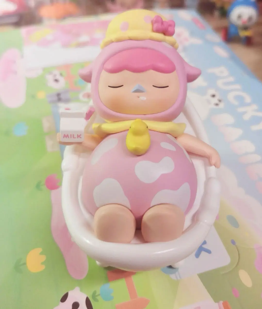 POP MART PUCKY Elf Milk Baby Series Kawaii Anime Action Figure Blind Box Surprise Mystery Dolls for Girls Collectible Gift
POP MART PUCKY Elf Milk Baby Series Kawaii Anime Action Figure Blind Box Surprise Mystery Dolls for Girls Collectible Gift