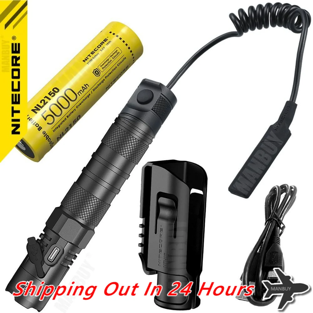 2024 NITECORE MH12v2 1200 Lumen LED USB-C Rechargeable Flashlight RSW3 Remote Switch+ NL2150 5000mAh 21700 Battery Wholesale
2024 NITECORE MH12v2 1200 Lumen LED USB-C Rechargeable Flashlight RSW3 Remote Switch+ NL2150 5000mAh 21700 Battery Wholesale