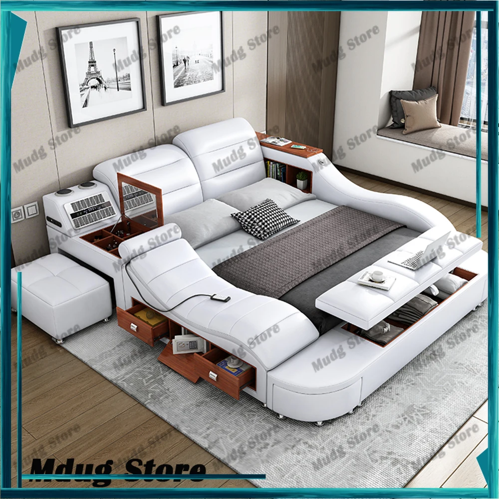 Double Cabinets Beds Organiser Aesthetic Multifunctiona Frame Bed Bedroom Luxury Meubles De Chambre Furniture Accessories
Double Cabinets Beds Organiser Aesthetic Multifunctiona Frame Bed Bedroom Luxury Meubles De Chambre Furniture Accessories