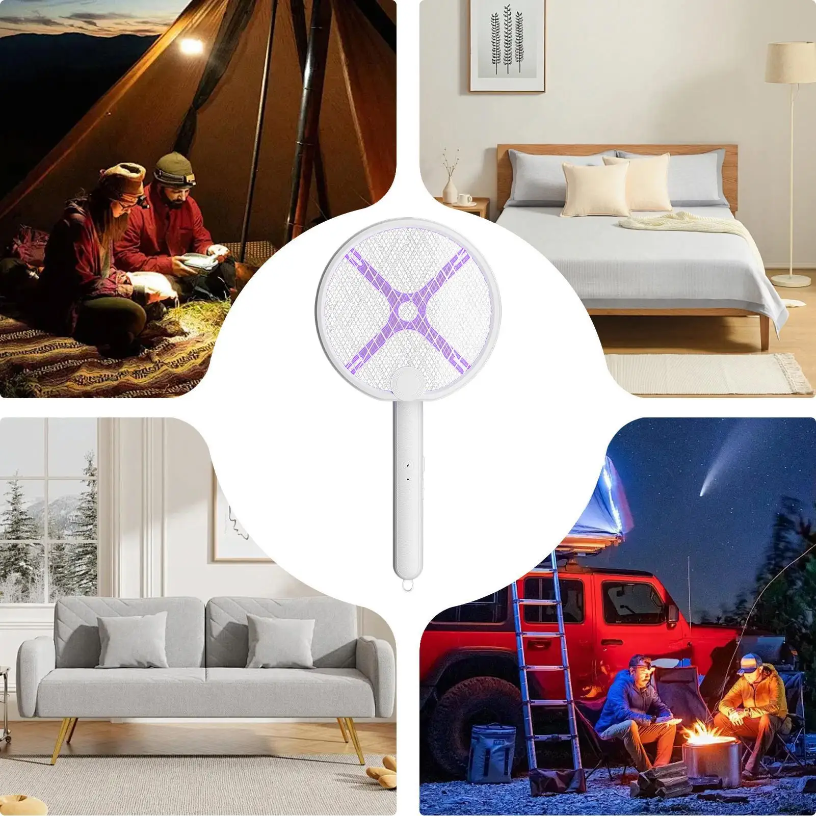 Electric Fly Swatter Racket 2-in-1 Gnat Trap Racket With Attractant Light Portable Electric Fly Swatter For Home Kitchen Balcony
Electric Fly Swatter Racket 2-in-1 Gnat Trap Racket With Attractant Light Portable Electric Fly Swatter For Home Kitchen Balcony