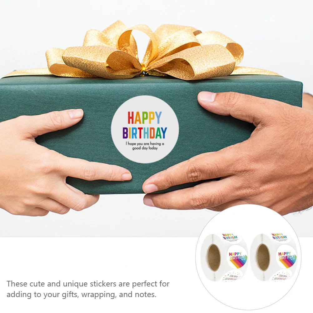 2pcs 2 Rolls Birthday Stickers Cute Sealing Labels For Gift Wrapping Diy Crafts Envelope Bag Decor Cartoon Seal Stickers
2pcs 2 Rolls Birthday Stickers Cute Sealing Labels For Gift Wrapping Diy Crafts Envelope Bag Decor Cartoon Seal Stickers