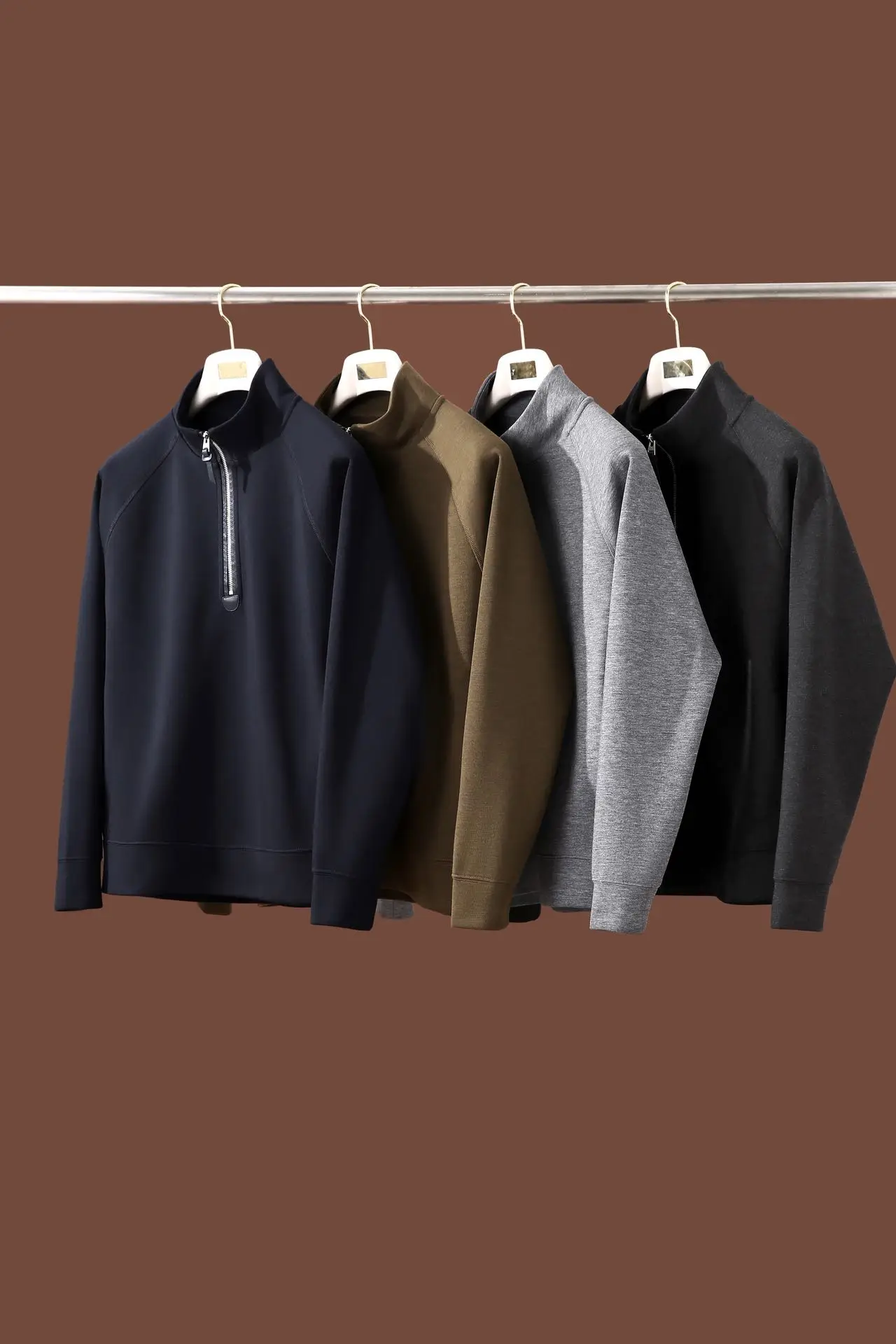 Half - Zip Stand - Collar Men's Spring Autumn Fleece Sweatshirt, American Casual, Solid Versatile, Soft Slimming
Half - Zip Stand - Collar Men's Spring Autumn Fleece Sweatshirt, American Casual, Solid Versatile, Soft Slimming