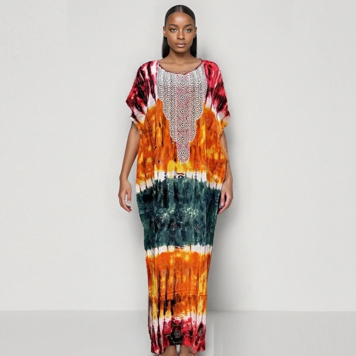 2025 New Fashion Loose Casual Summer Breathable Heavy Industry Hot Diamond Ethnic Bubu Robe African Print Women's Dress
2025 New Fashion Loose Casual Summer Breathable Heavy Industry Hot Diamond Ethnic Bubu Robe African Print Women's Dress